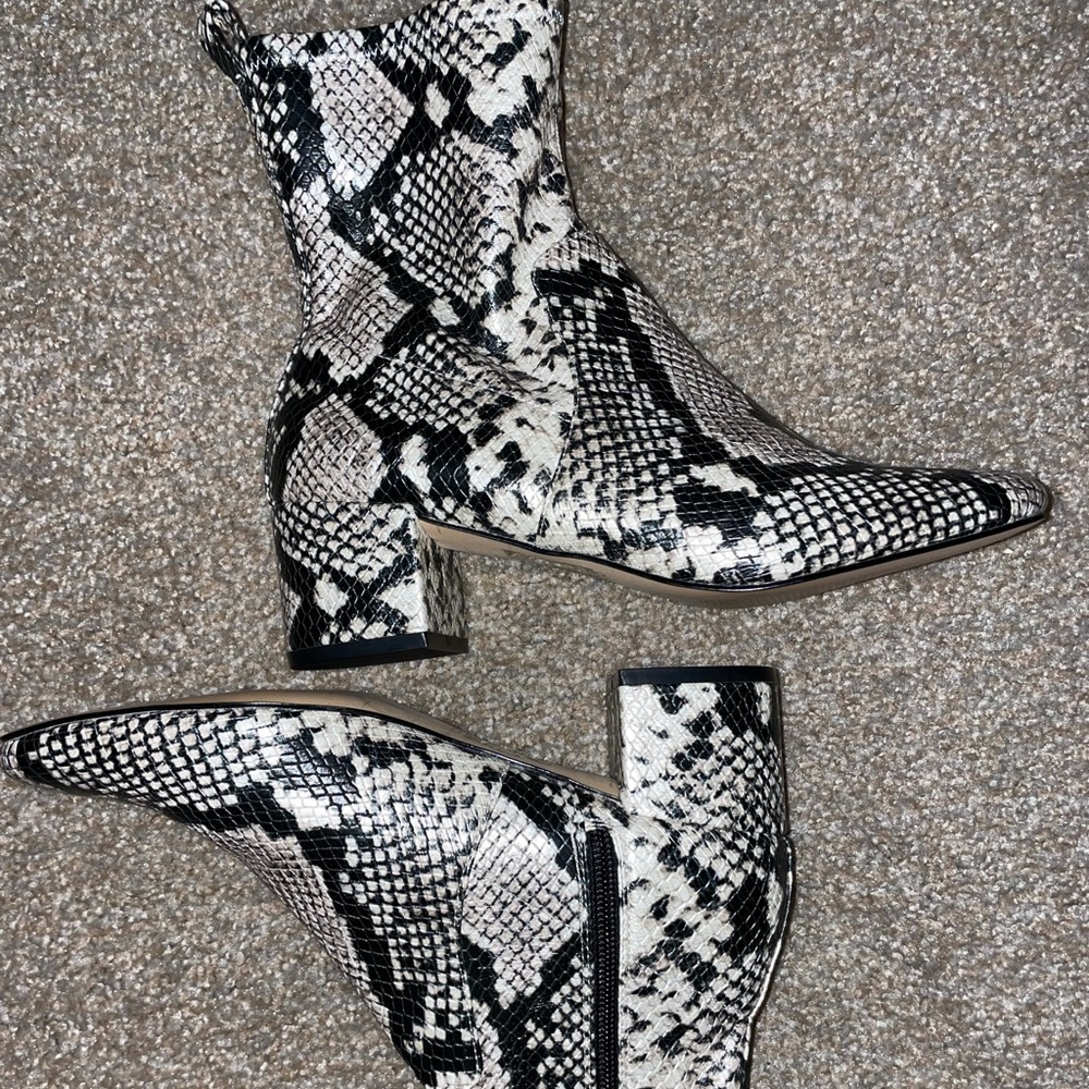 ALDO Snakeskin Booties